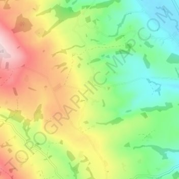 Urishay地形图、海拔、地势