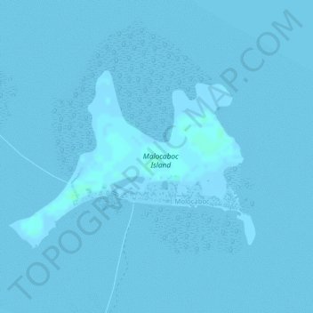 Molocaboc Island地形图、海拔、地势
