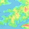 Prat Pann地形图、海拔、地势