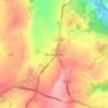 Wetley Rocks地形图、海拔、地势