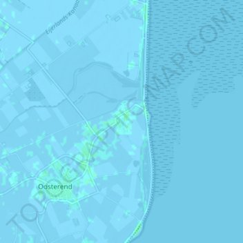 Oost地形图、海拔、地势