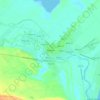 Rawson地形图、海拔、地势