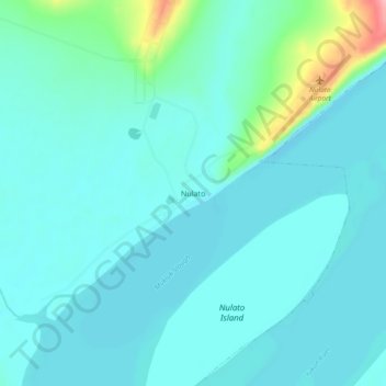 Nulato地形图、海拔、地势
