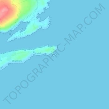 Streek Head地形图、海拔、地势