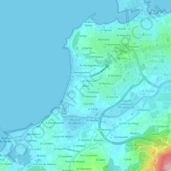 Samil地形图、海拔、地势