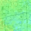 公益庄地形图、海拔、地势