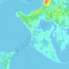 Westmoreland地形图、海拔、地势