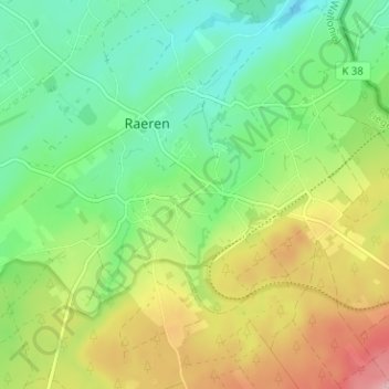 Botz地形图、海拔、地势