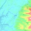 界牌镇地形图、海拔、地势