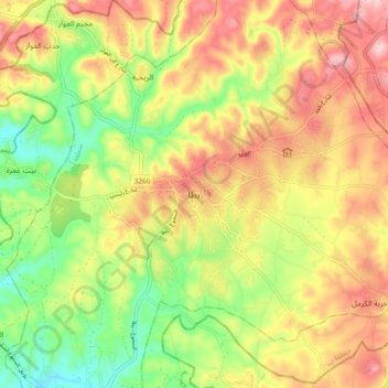 Yatta地形图、海拔、地势