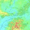 黄龙溪镇地形图、海拔、地势