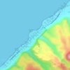 Waiale‘e地形图、海拔、地势