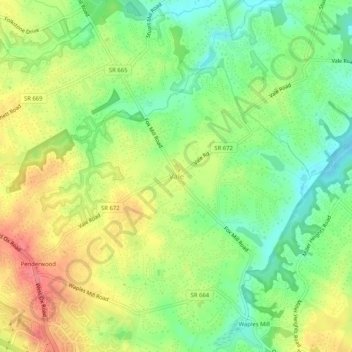 Vale地形图、海拔、地势