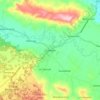 Carmen地形图、海拔、地势