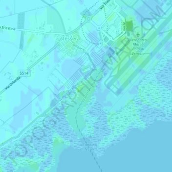 Spotting Point地形图、海拔、地势