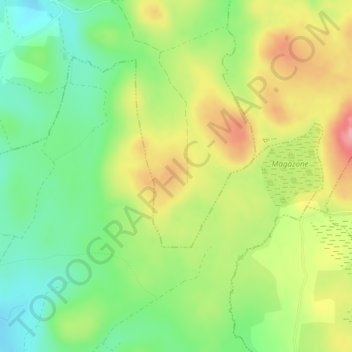 Brame-Loup地形图、海拔、地势