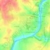 L'Aiguillon地形图、海拔、地势