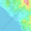 Trujillo地形图、海拔、地势