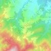 Moncioni地形图、海拔、地势