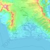 Waipahu地形图、海拔、地势