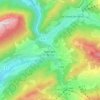 Saint-Jean-de-Sixt地形图、海拔、地势
