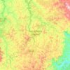 Conselheiro Lafaiete地形图、海拔、地势