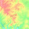 Woodson County地形图、海拔、地势