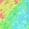 Parsippany-Troy Hills地形图、海拔、地势