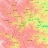 宝塔区地形图、海拔、地势