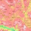 建水县地形图、海拔、地势