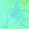 魯湖地形图、海拔、地势