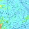 白沙街道地形图、海拔、地势