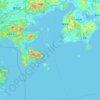 惠州大亚湾经济技术开发区地形图、海拔、地势
