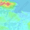 查雅普拉地形图、海拔、地势