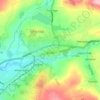 Colne地形图、海拔、地势