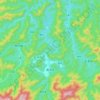 美溪乡地形图、海拔、地势