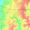 Jeffersontown地形图、海拔、地势