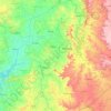 Banswara地形图、海拔、地势