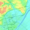 望春门街道地形图、海拔、地势