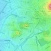 雅典卫城地形图、海拔、地势