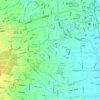 清溝村地形图、海拔、地势