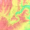 Sioux Falls地形图、海拔、地势