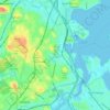 Dorchester地形图、海拔、地势