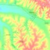 拜泉镇地形图、海拔、地势