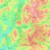 庆元县地形图、海拔、地势