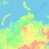 克拉斯诺亚尔斯克时间地形图、海拔、地势