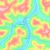 Hyden地形图、海拔、地势