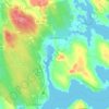 Lamoine地形图、海拔、地势