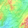长水街道地形图、海拔、地势