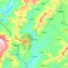 白石乡地形图、海拔、地势